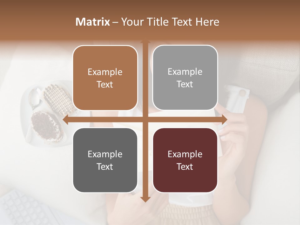 Tasty Attractive Caucasian PowerPoint Template