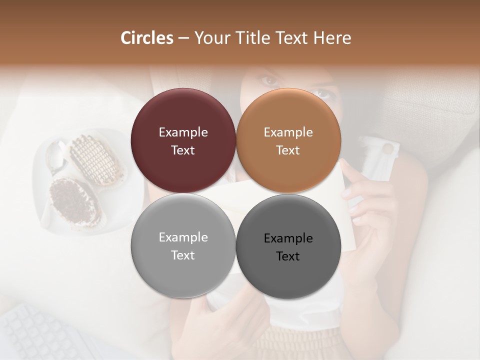 Tasty Attractive Caucasian PowerPoint Template