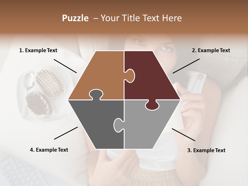 Tasty Attractive Caucasian PowerPoint Template