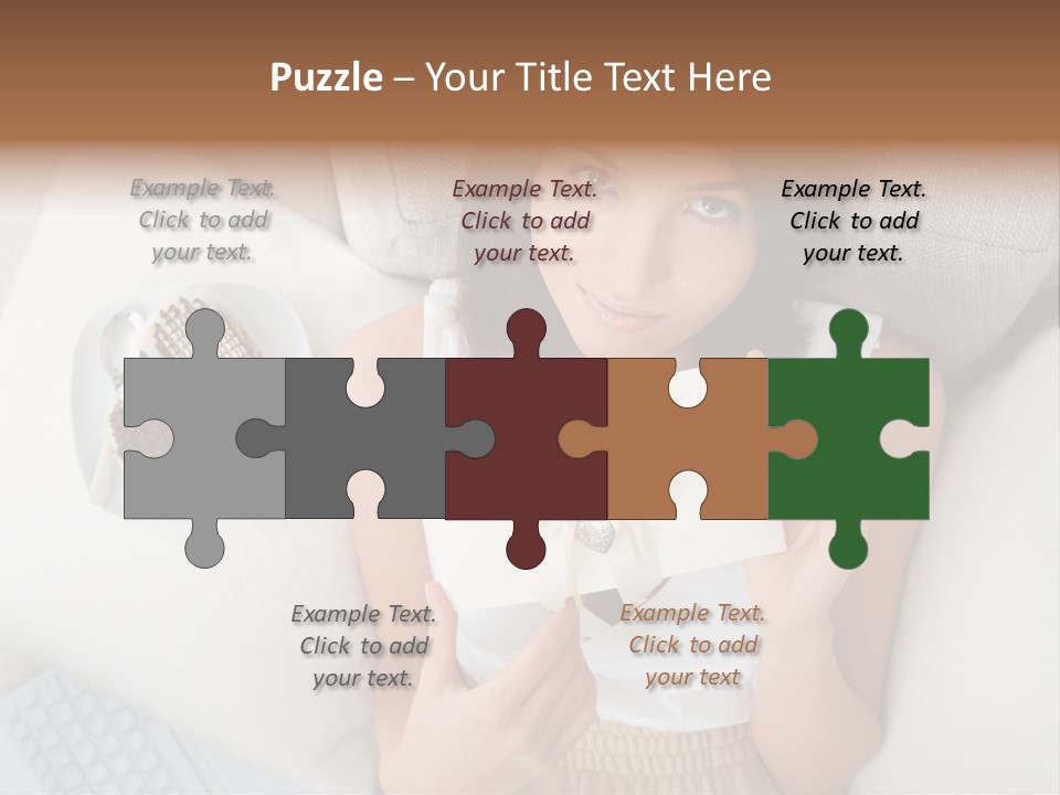 Tasty Attractive Caucasian PowerPoint Template