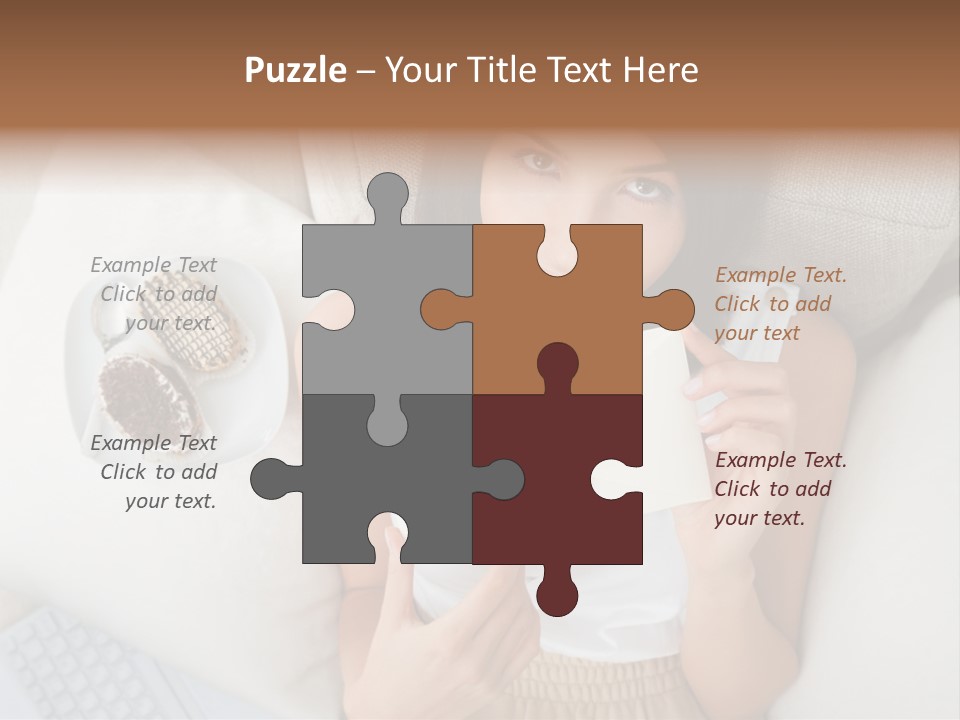 Tasty Attractive Caucasian PowerPoint Template