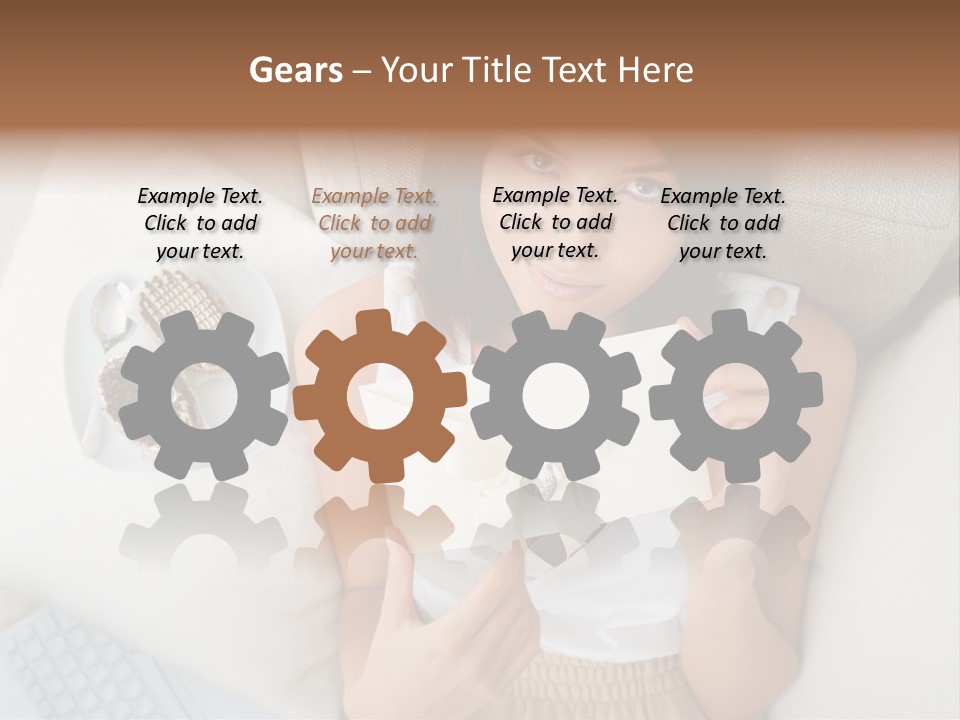 Tasty Attractive Caucasian PowerPoint Template