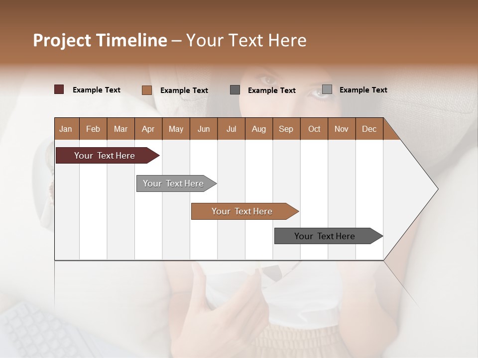 Tasty Attractive Caucasian PowerPoint Template