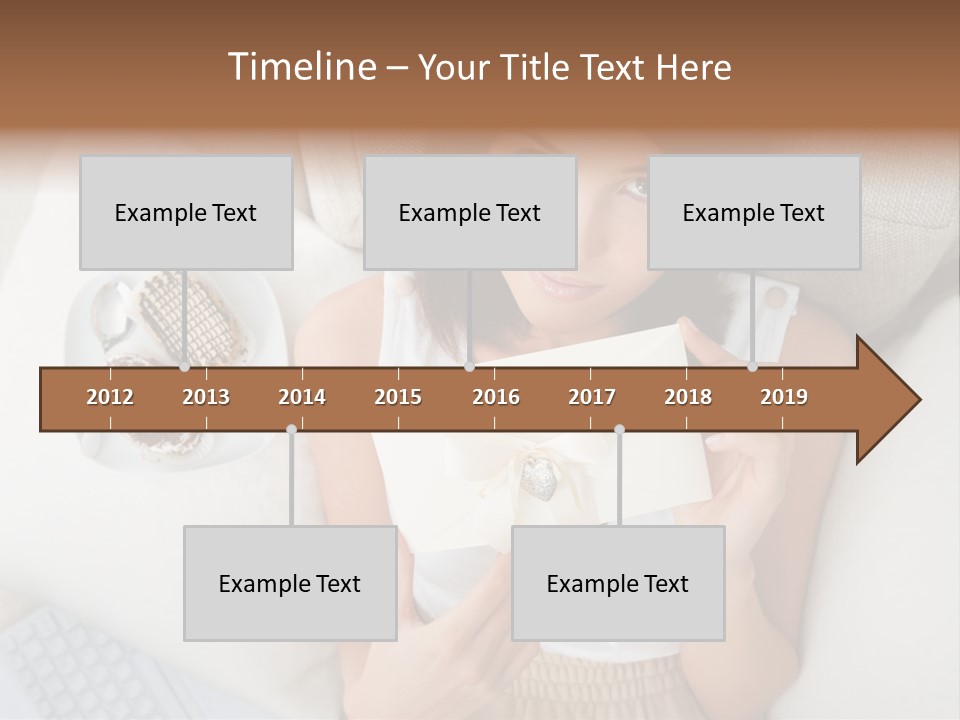 Tasty Attractive Caucasian PowerPoint Template
