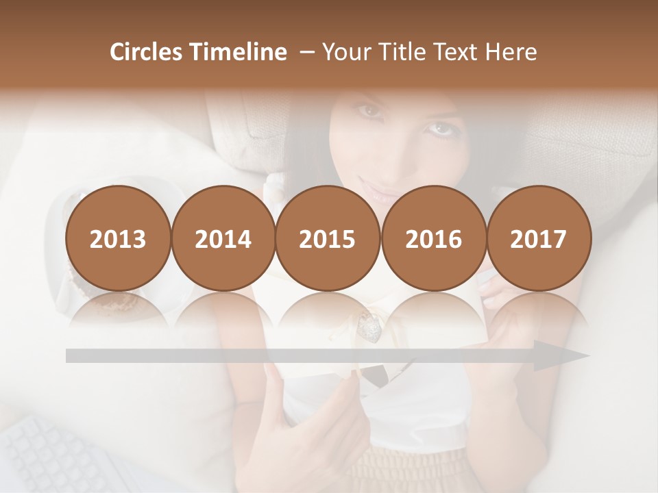 Tasty Attractive Caucasian PowerPoint Template