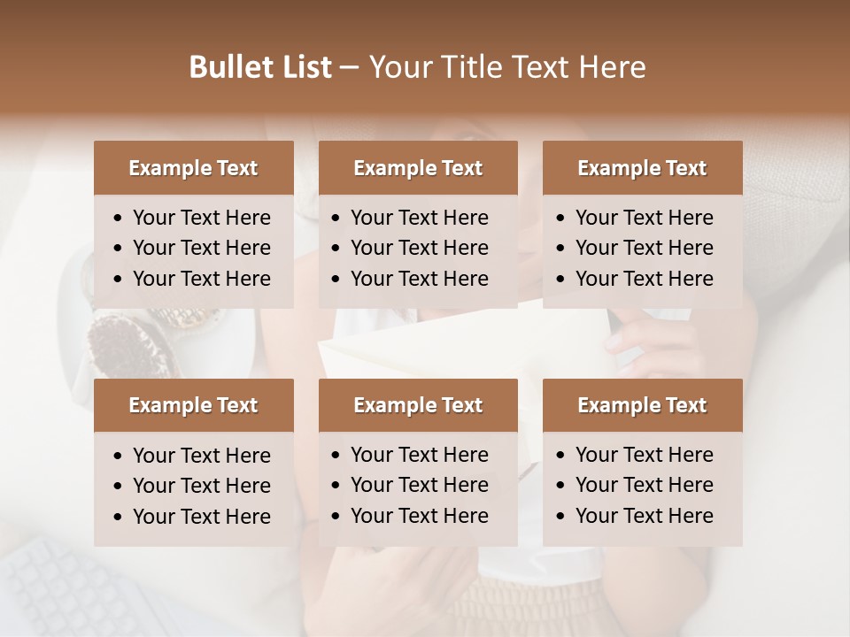 Tasty Attractive Caucasian PowerPoint Template