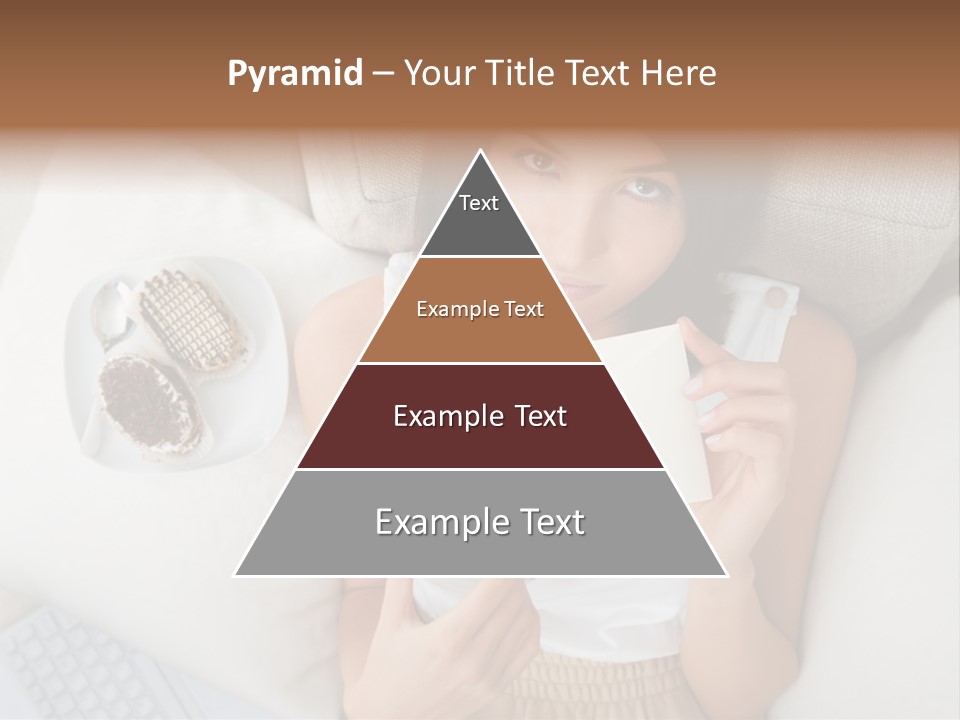 Tasty Attractive Caucasian PowerPoint Template