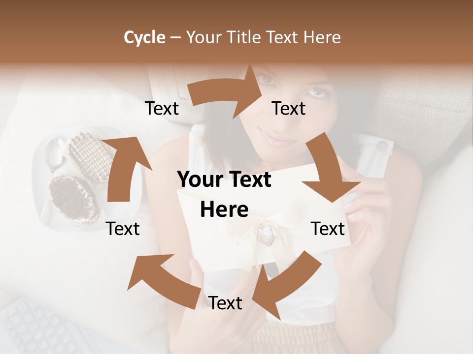 Tasty Attractive Caucasian PowerPoint Template