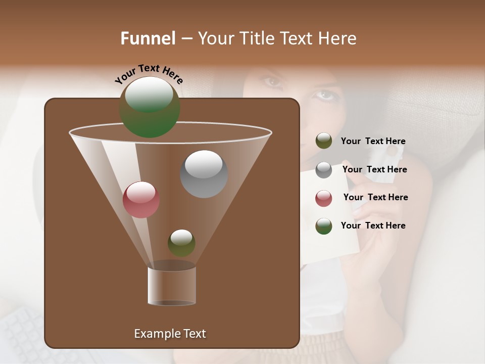 Tasty Attractive Caucasian PowerPoint Template