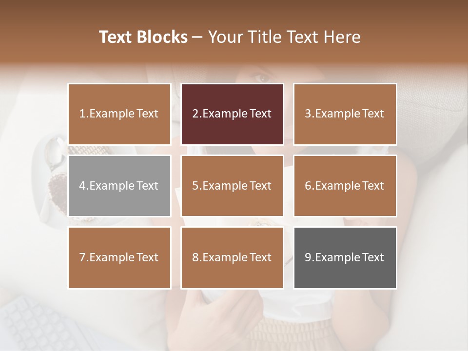 Tasty Attractive Caucasian PowerPoint Template