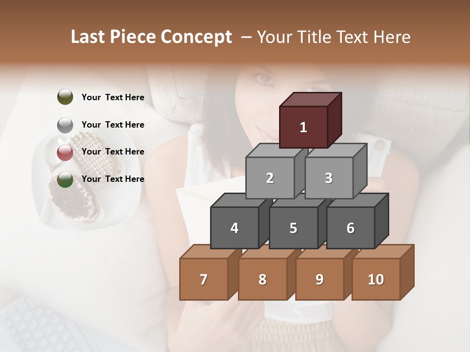 Tasty Attractive Caucasian PowerPoint Template