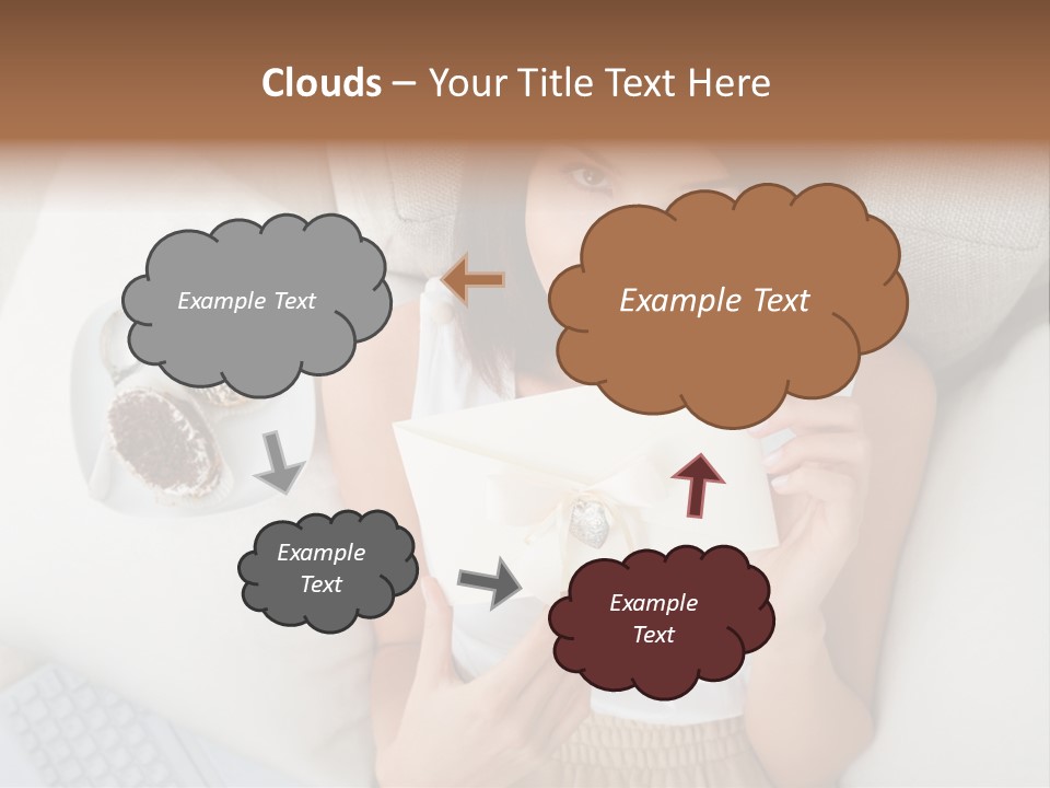 Tasty Attractive Caucasian PowerPoint Template