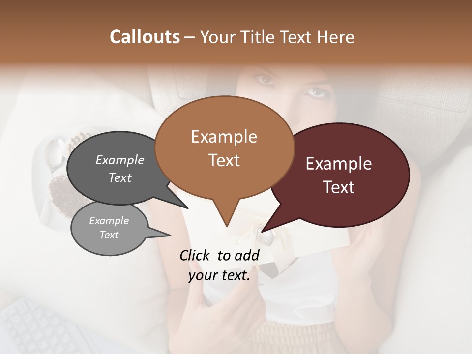 Tasty Attractive Caucasian PowerPoint Template