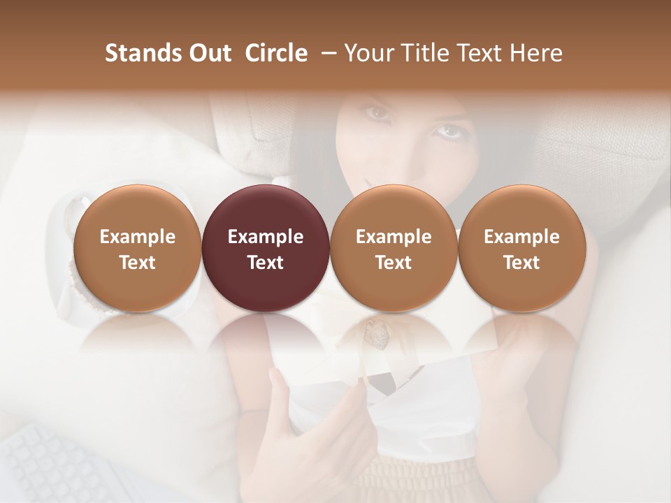 Tasty Attractive Caucasian PowerPoint Template