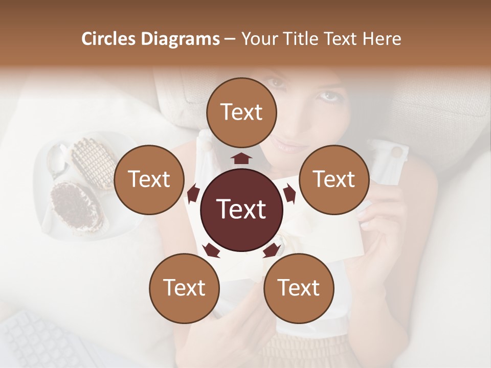 Tasty Attractive Caucasian PowerPoint Template