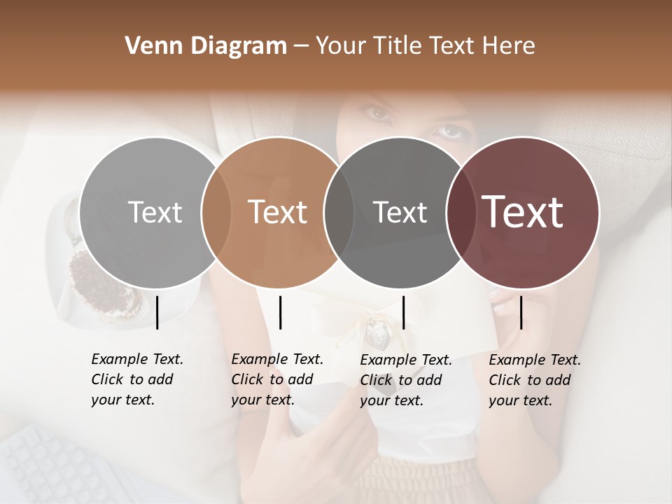 Tasty Attractive Caucasian PowerPoint Template