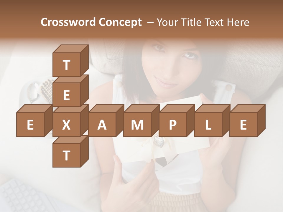 Tasty Attractive Caucasian PowerPoint Template