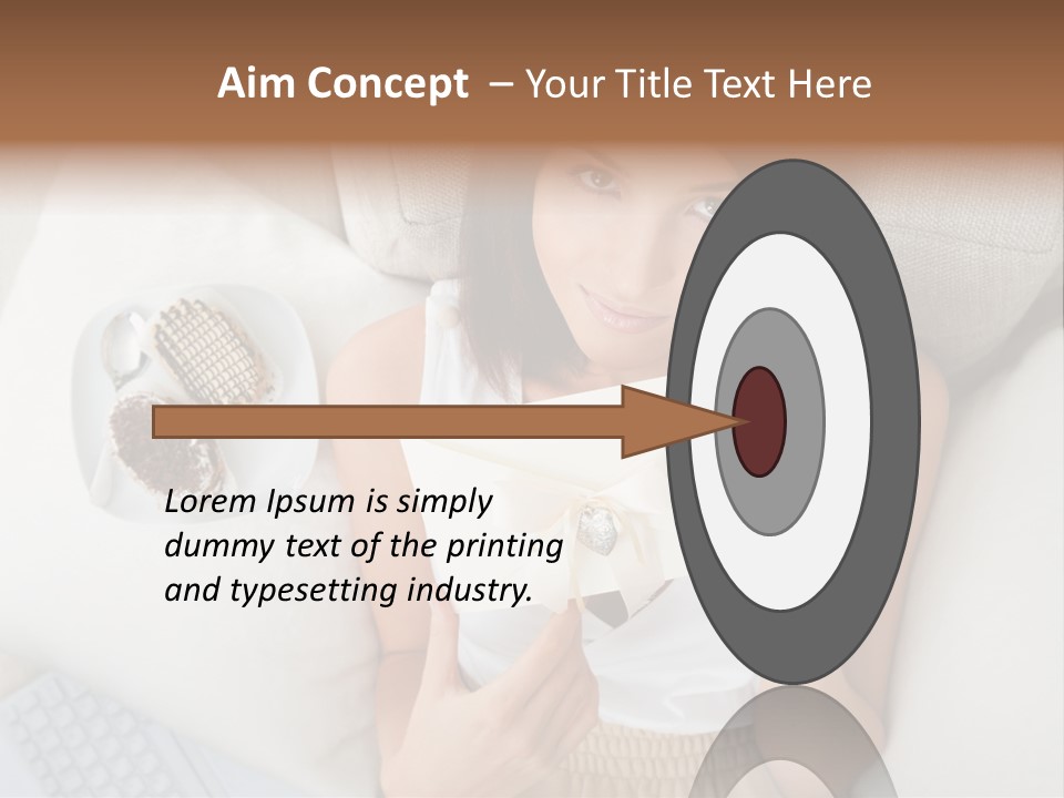 Tasty Attractive Caucasian PowerPoint Template