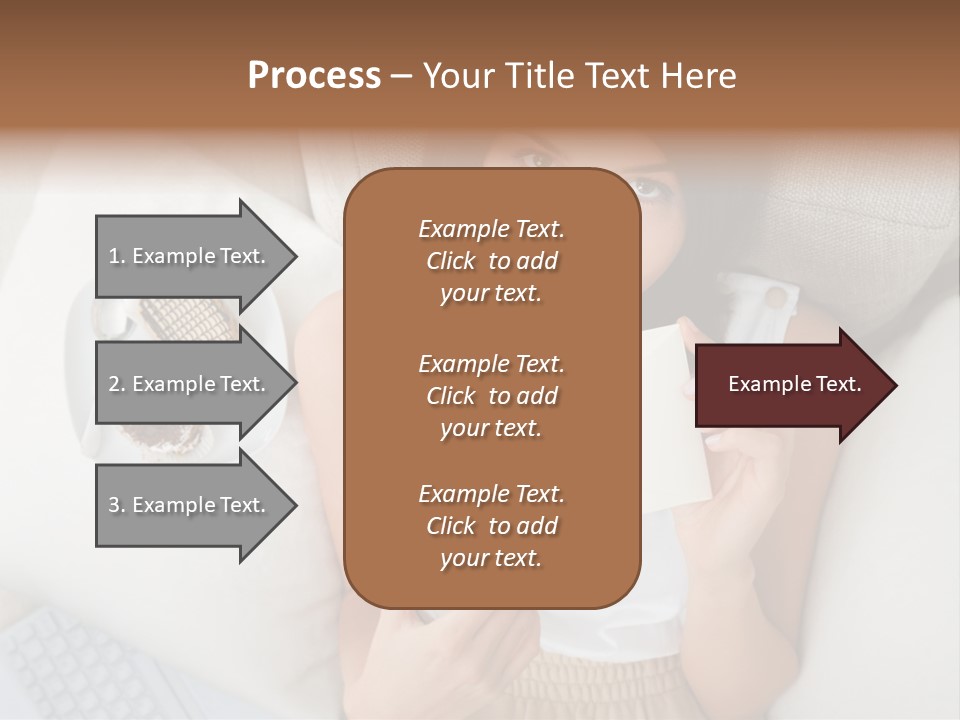Tasty Attractive Caucasian PowerPoint Template