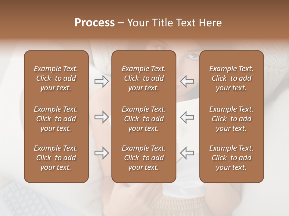 Tasty Attractive Caucasian PowerPoint Template