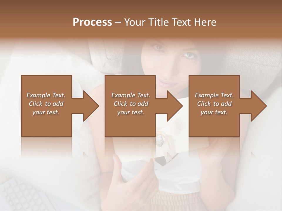 Tasty Attractive Caucasian PowerPoint Template