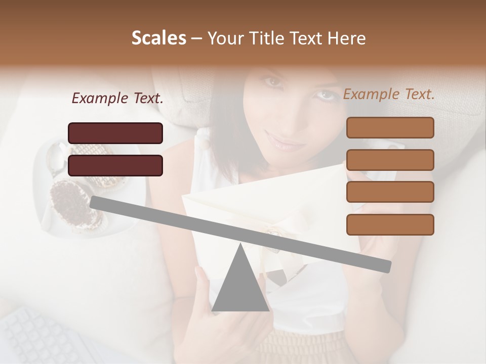 Tasty Attractive Caucasian PowerPoint Template