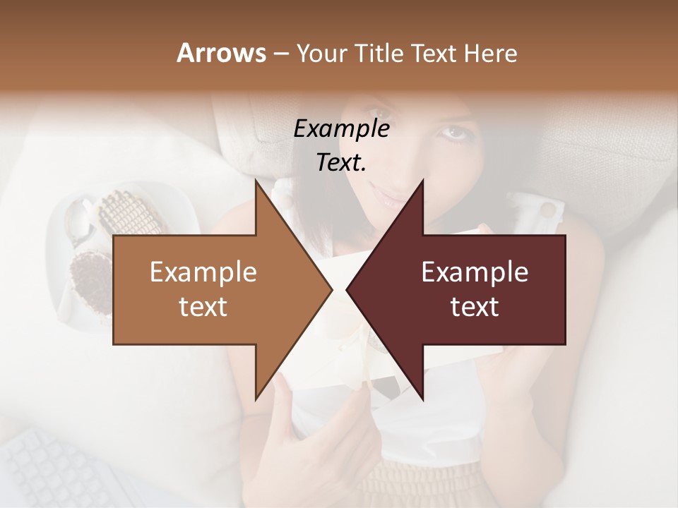 Tasty Attractive Caucasian PowerPoint Template