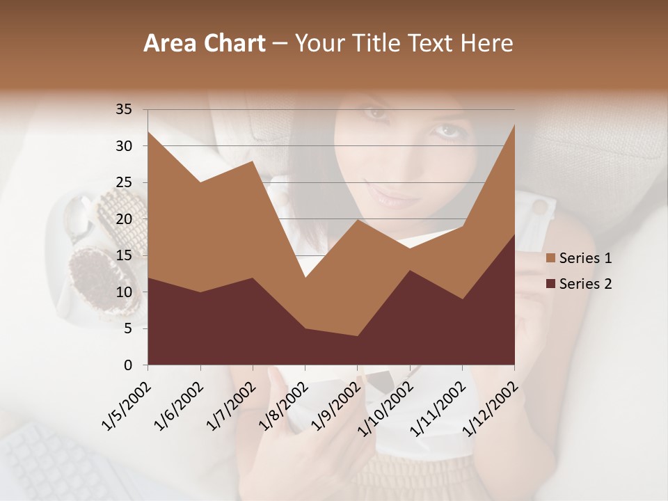 Tasty Attractive Caucasian PowerPoint Template