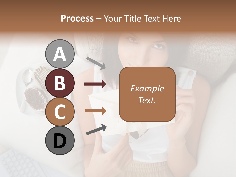 Tasty Attractive Caucasian PowerPoint Template