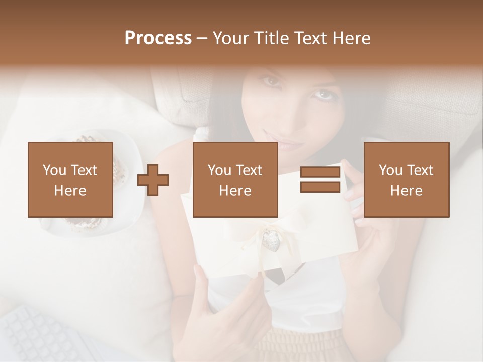 Tasty Attractive Caucasian PowerPoint Template