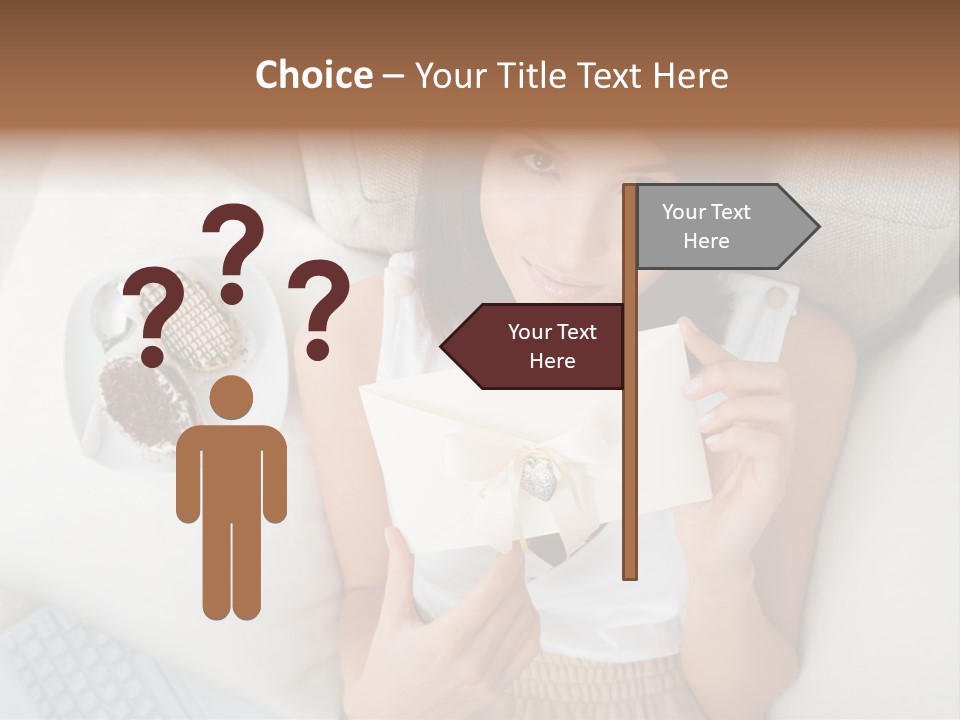 Tasty Attractive Caucasian PowerPoint Template