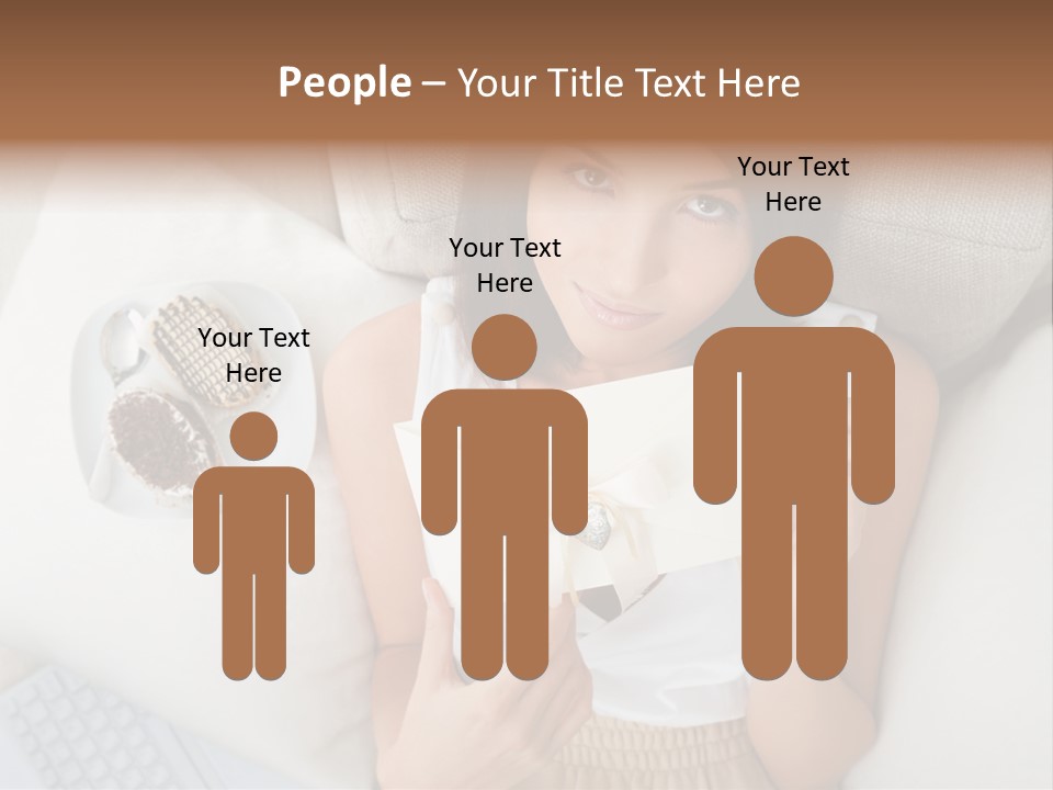 Tasty Attractive Caucasian PowerPoint Template