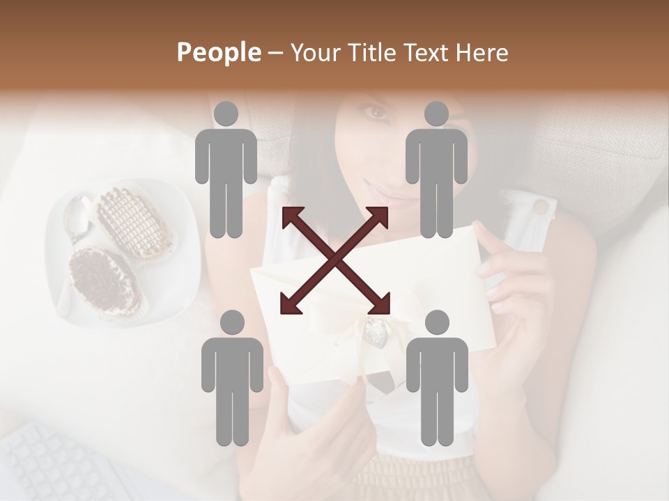 Tasty Attractive Caucasian PowerPoint Template