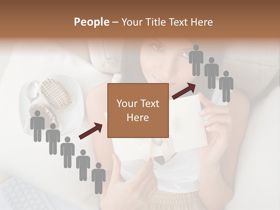 Tasty Attractive Caucasian PowerPoint Template