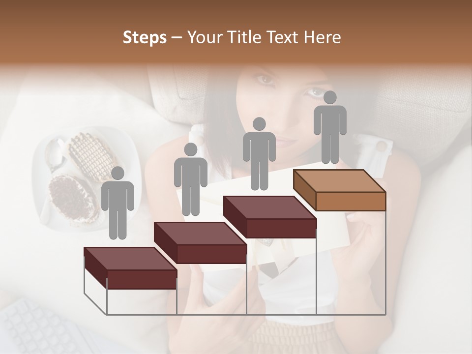 Tasty Attractive Caucasian PowerPoint Template