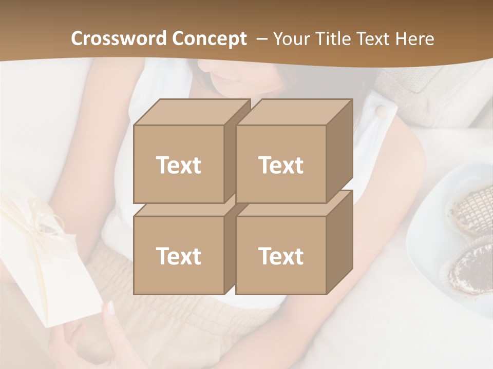 Sofa Sweet Computer PowerPoint Template