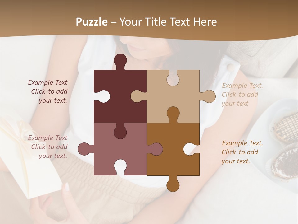 Sofa Sweet Computer PowerPoint Template