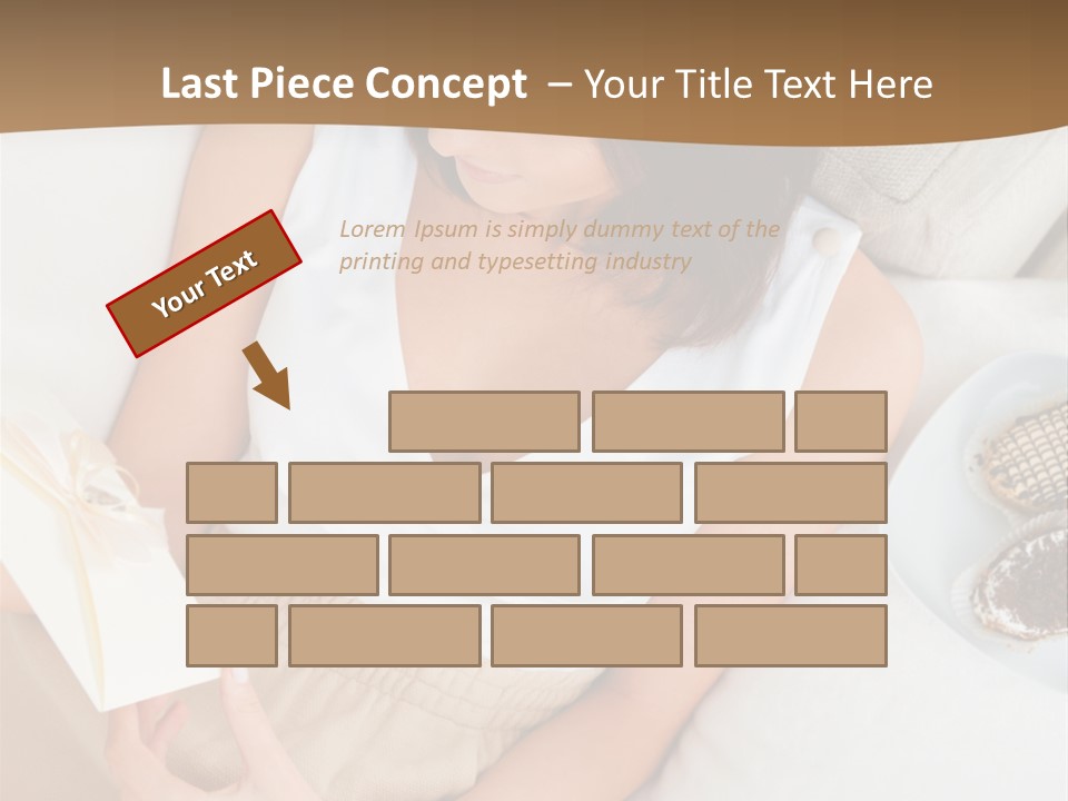 Sofa Sweet Computer PowerPoint Template