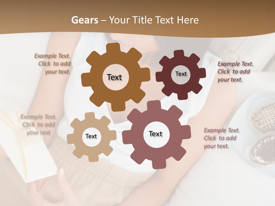 Sofa Sweet Computer PowerPoint Template