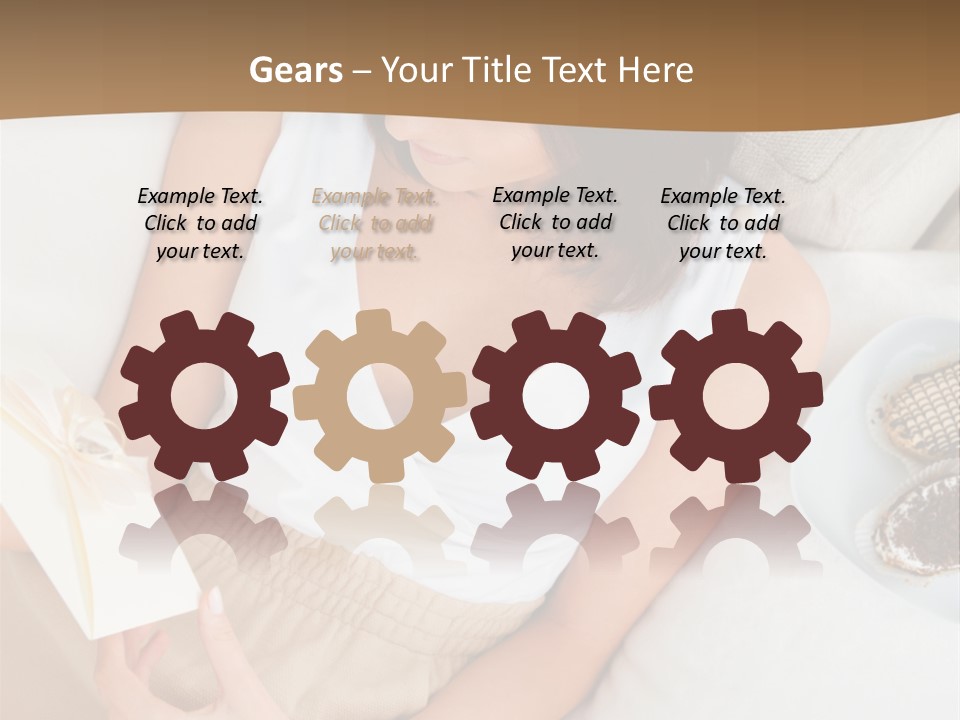 Sofa Sweet Computer PowerPoint Template