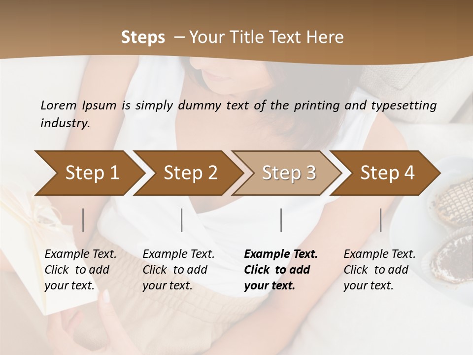 Sofa Sweet Computer PowerPoint Template