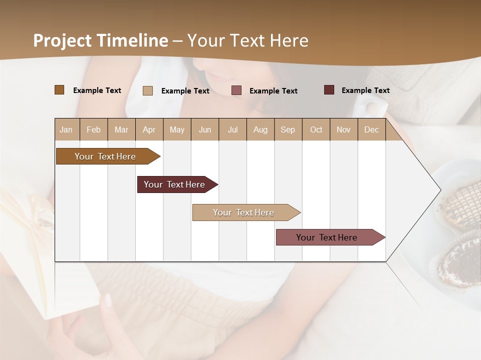 Sofa Sweet Computer PowerPoint Template