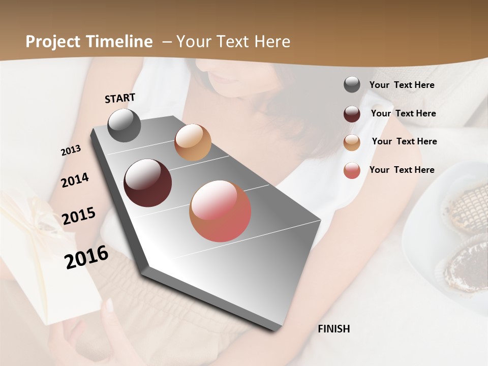 Sofa Sweet Computer PowerPoint Template