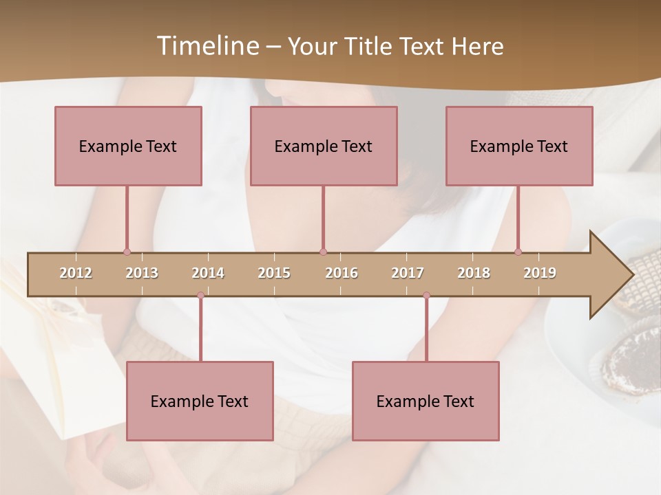 Sofa Sweet Computer PowerPoint Template