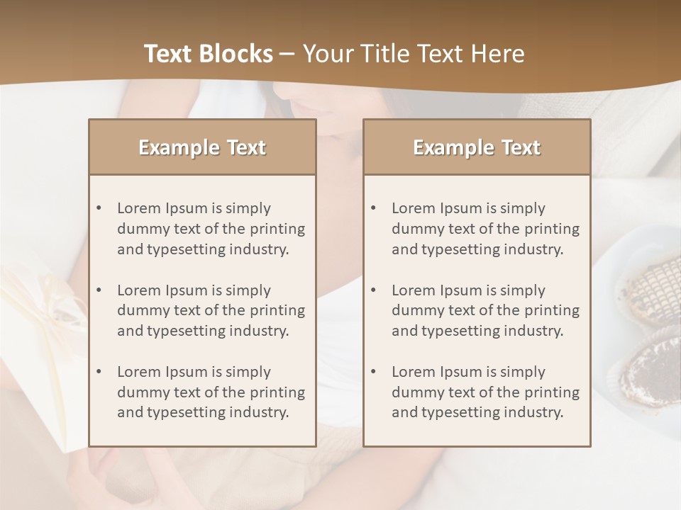 Sofa Sweet Computer PowerPoint Template