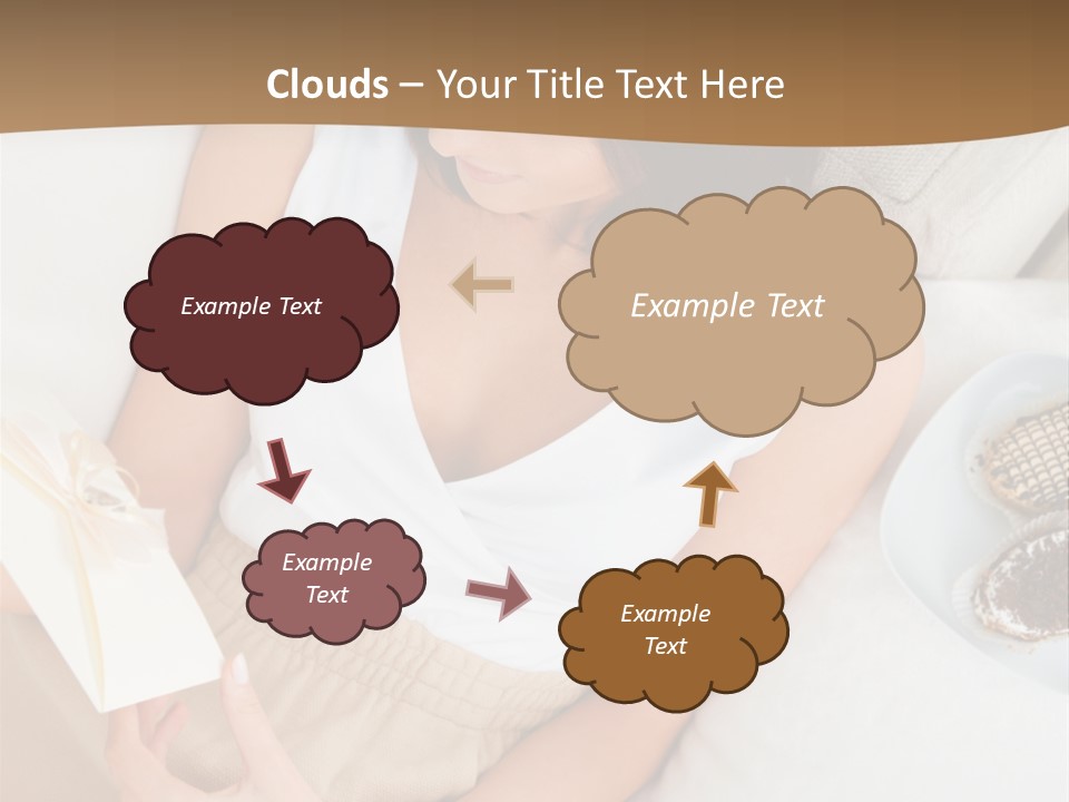 Sofa Sweet Computer PowerPoint Template