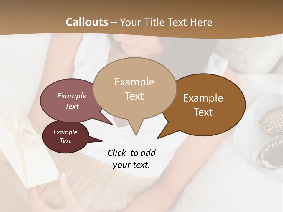 Sofa Sweet Computer PowerPoint Template