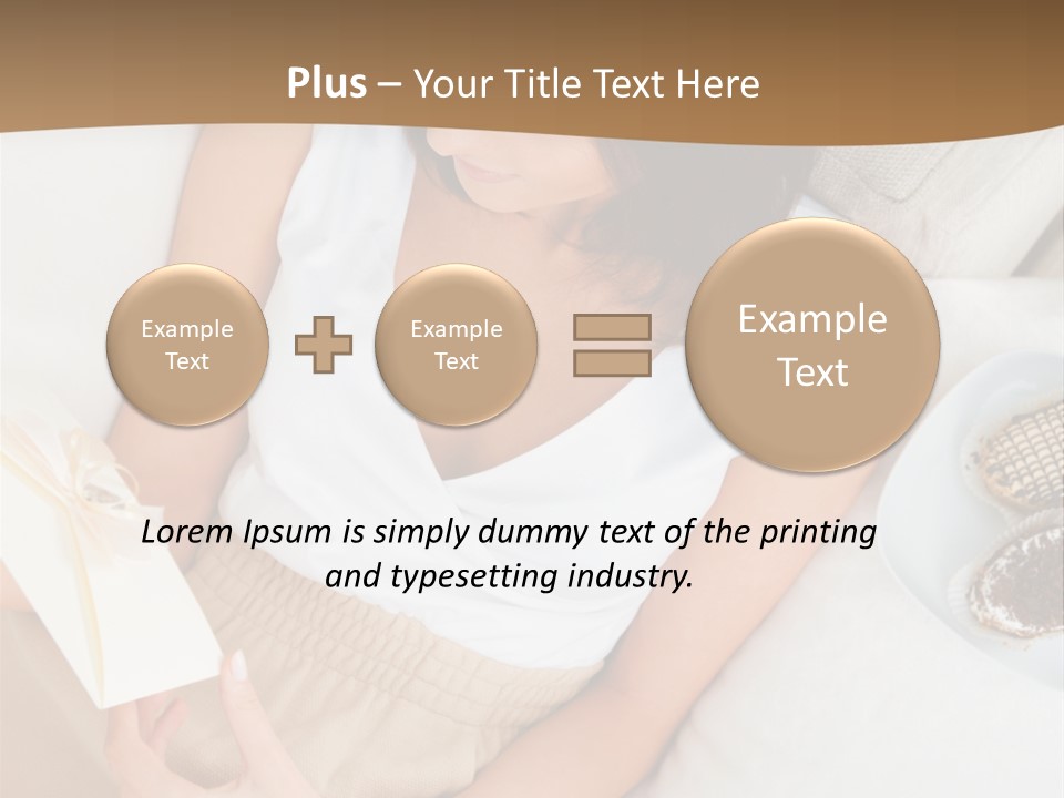 Sofa Sweet Computer PowerPoint Template