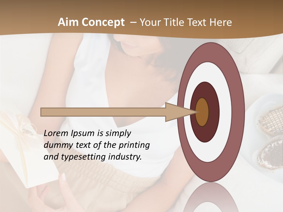 Sofa Sweet Computer PowerPoint Template