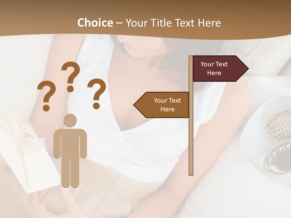 Sofa Sweet Computer PowerPoint Template